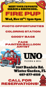 Head over to UNO Pizzeria in Winter Garden for Meet Your Favorite Character!